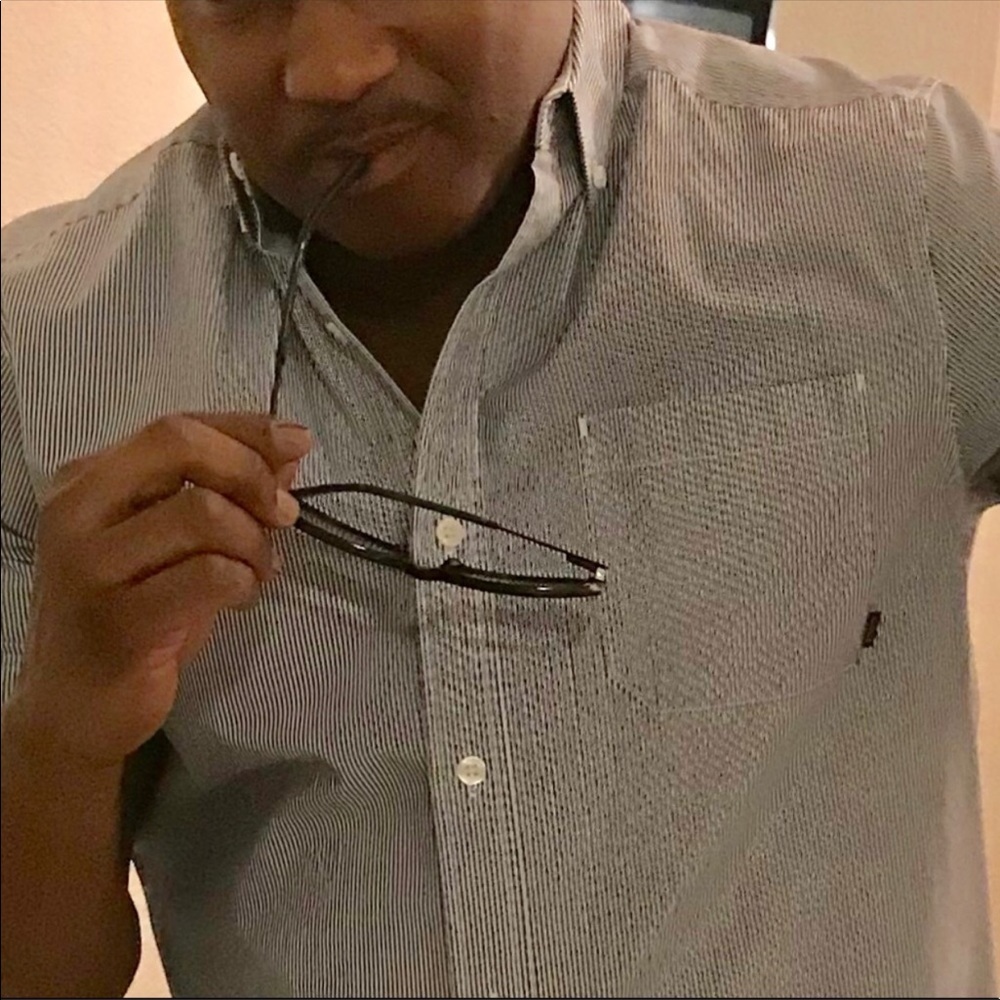 Nixon short sleeve button down casual shirt